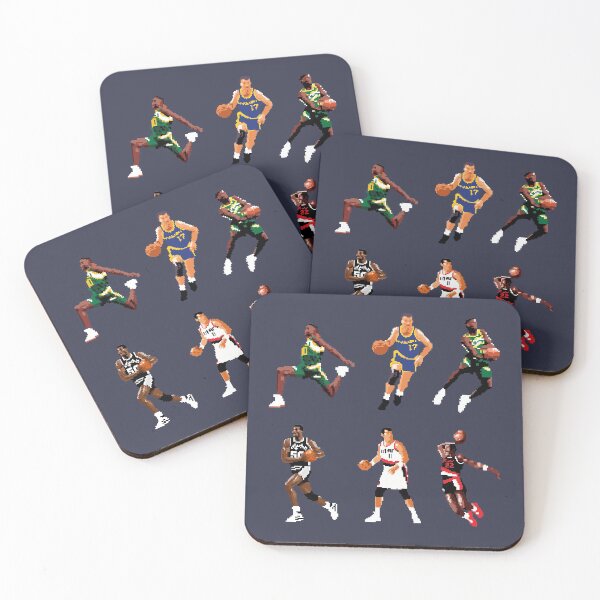 Item preview, Basketball Legends (Shawn Kemp, Chris Mullin, David Robinson, Arvydas Sabonis, Clyde Drexler) Qiangy designed and sold by qiangdade.