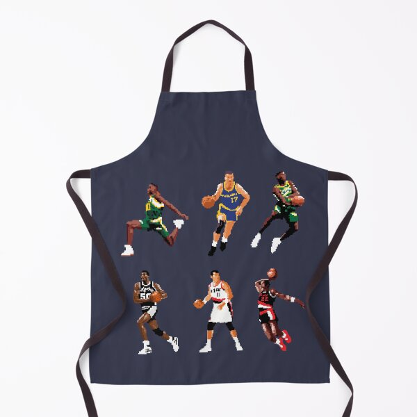 Item preview, Basketball Legends (Shawn Kemp, Chris Mullin, David Robinson, Arvydas Sabonis, Clyde Drexler) Qiangy designed and sold by qiangdade.