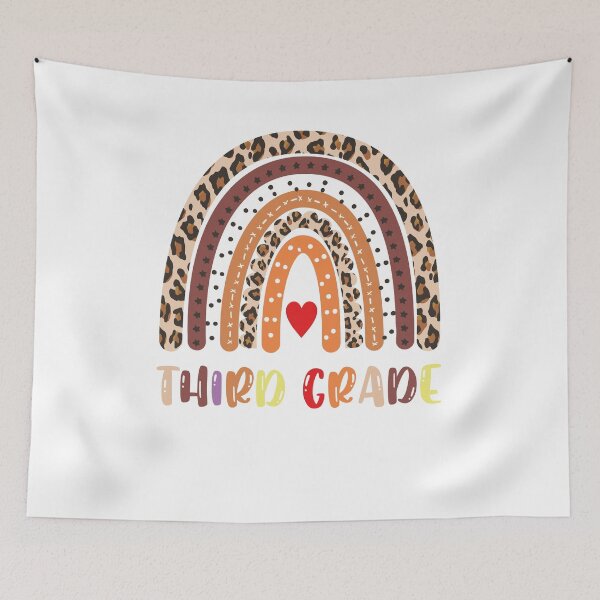 Item preview, Leopard Rainbow Third Grade Teacher First Day Of School designed and sold by Tatus Brinal.