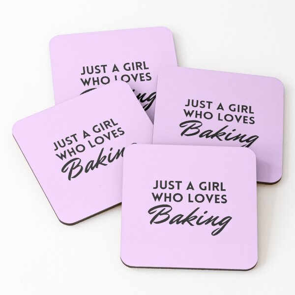 Item preview,  Just a girl who loves baking designed and sold by DaniBazz.