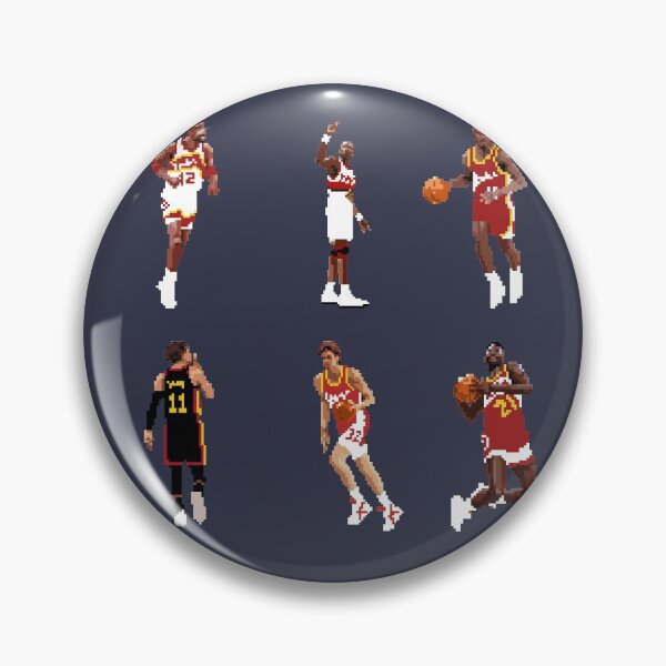 Item preview, Atlanta Basketball Legends (Kevin Willis, Dikembe Mutombo, Mookie Blaylock, Trae Young, Jon Koncak, Dominique Wilkins) Qiangy designed and sold by qiangdade.