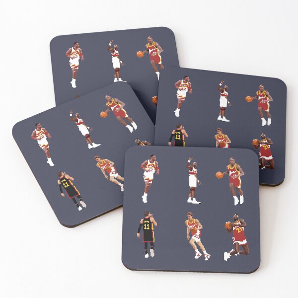 Item preview, Atlanta Basketball Legends (Kevin Willis, Dikembe Mutombo, Mookie Blaylock, Trae Young, Jon Koncak, Dominique Wilkins) Qiangy designed and sold by qiangdade.