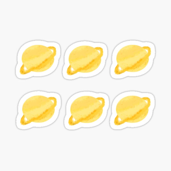 Watercolor Saturn (Pack) Sticker