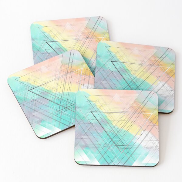 Item preview, Fluid Geometry Triangle Pattern  designed and sold by ZubiyaArt.