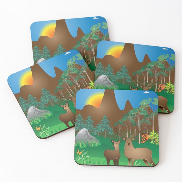 Item preview, Tropical Jungle theme poster designed and sold by YasithaKaru.