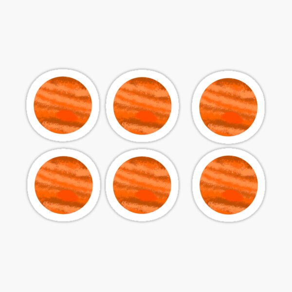 Watercolor Jupiter (Pack) Sticker