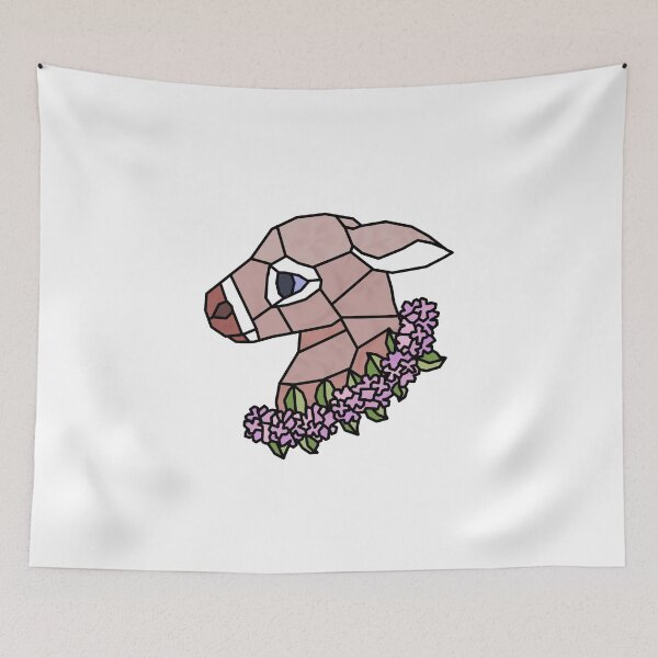 Item preview, Stained Glass Cottage Core Cow/Deer designed and sold by Sparkles22.