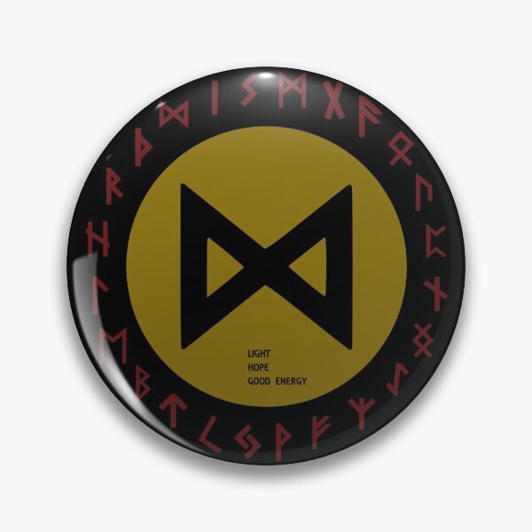 Artikelvorschau, Gelber Dagaz-Ältester Futhark | Isländisch | Wikinger Runensymbol entworfen und verkauft von Depic Spirit.
