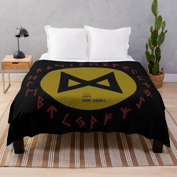Item preview, Amarillo Dagaz Elder Futhark | islandés | Símbolo de runa vikinga designed and sold by Depic Spirit.