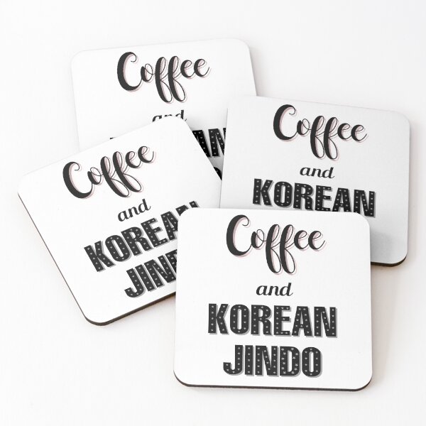 Item preview, Coffee and Korean Jindo | I Love Korean Jindo Dog | Korean Pride | I love dogs | Made in Korea designed and sold by 732Studio.
