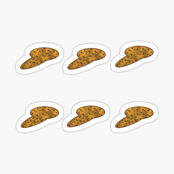Watercolor Chocolate Chip Cookies (Pack) Sticker