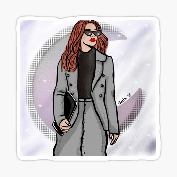 WORKING GIRL Sticker