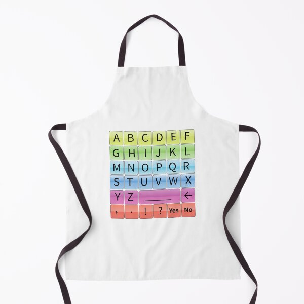 Item preview, Rainbow letterboard designed and sold by AAC-users-shop.