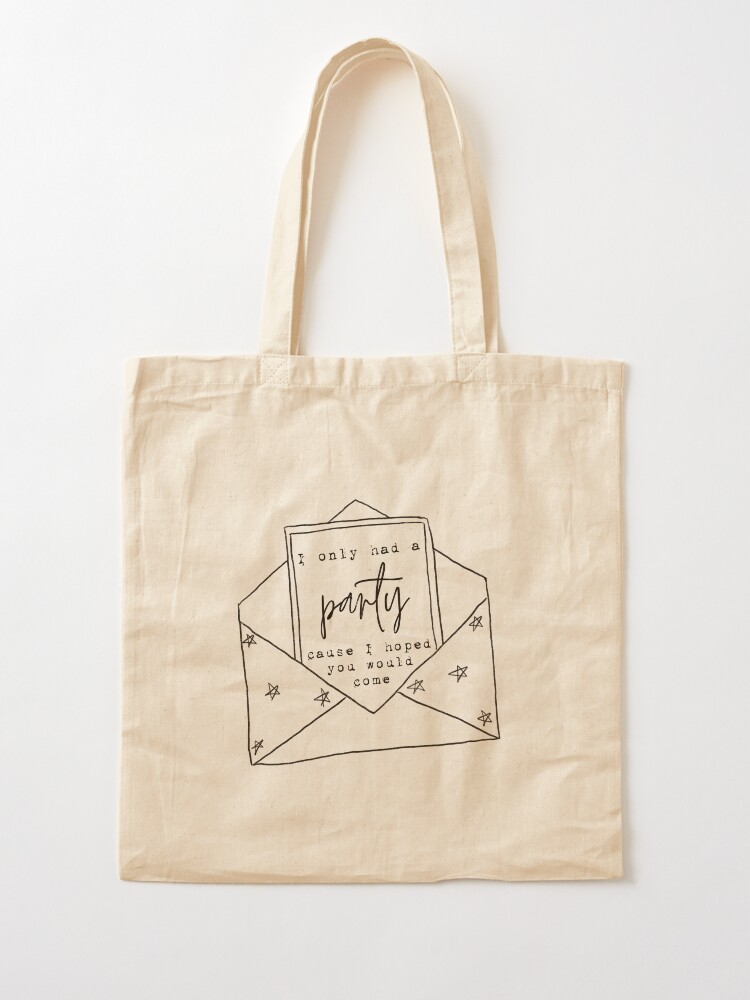 Thumbnail 2 of 5, Tote Bag, Party Invitation designed and sold by laurynmmusic.