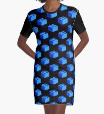 2 X 2 BRICK Graphic T-Shirt Dress