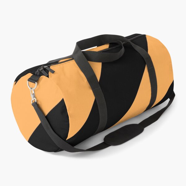Item preview, Mid-tone Orange and Black Diagonal Stripe Pattern Pairs 2022 Trending Color (Hue / Shade / Colour) Pantone Marigold 14-1050 designed and sold by ColorOfTheYears.