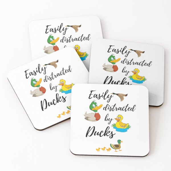 Item preview, easily distracted by ducks designed and sold by Preety Padhiyar.