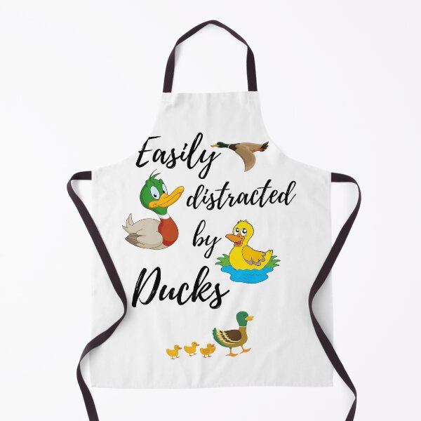 Item preview, easily distracted by ducks designed and sold by Preety Padhiyar.