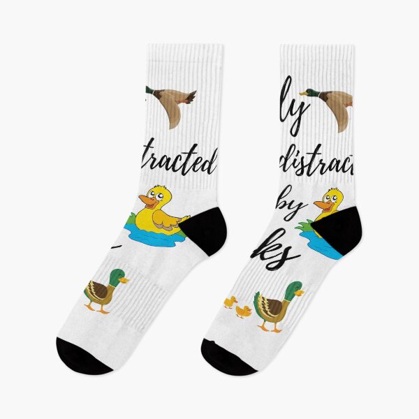 Item preview, easily distracted by ducks designed and sold by Preety Padhiyar.