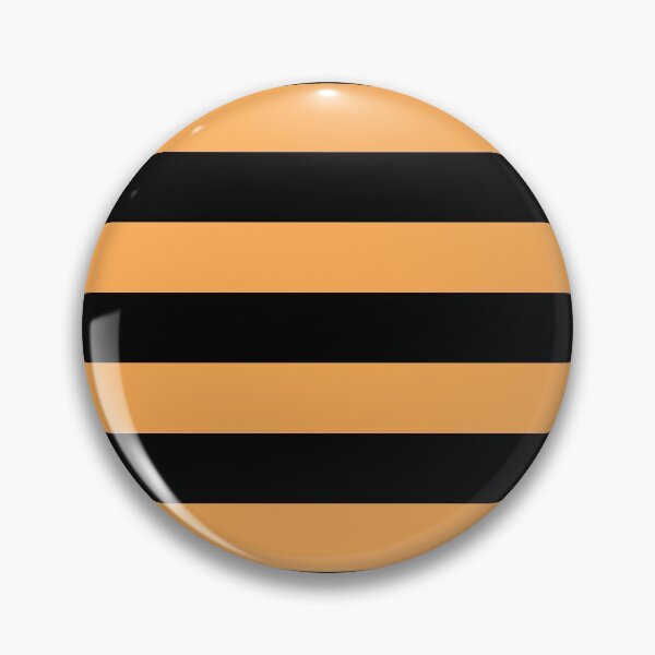 Item preview, Orange and Black Horizontal Stripe Pattern Pairs 2022 Trending Color (Hue / Shade / Colour) Pantone Marigold 14-1050 designed and sold by ColorOfTheYears.