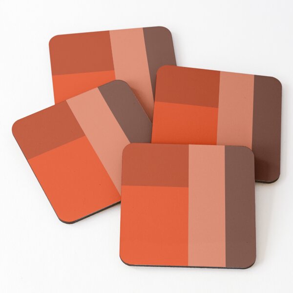 Item preview, color-block copper brown shades designed and sold by codivine.