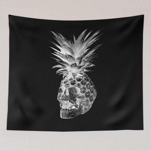 Item preview, Skull Pineapple Hipster Bartender Cocktail Rave Gift designed and sold by tolivia.