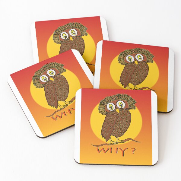 Item preview, Little Owl of Athena asks "WHY" ? designed and sold by EdwardMonet.