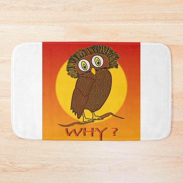 Item preview, Little Owl of Athena asks "WHY" ? designed and sold by EdwardMonet.