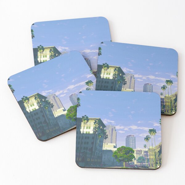 Item preview, Palm trees and buildings designed and sold by Camdeboo.