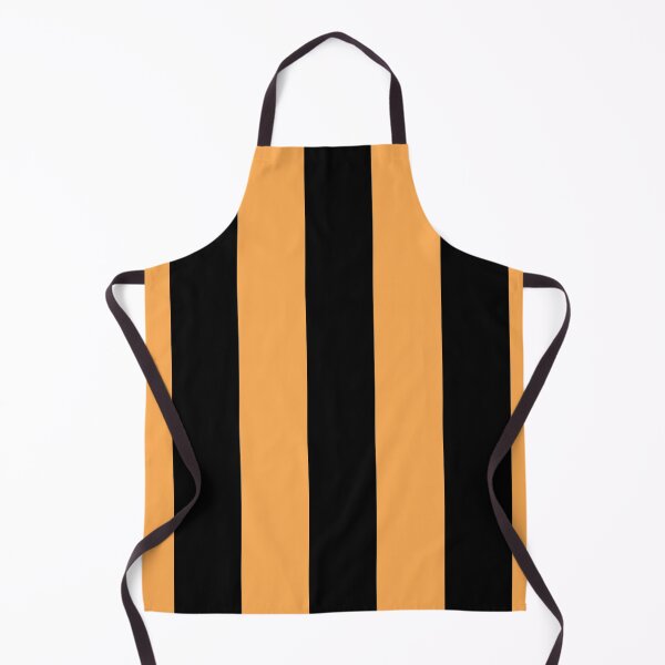 Item preview, Orange and Black Vertical Stripe Pattern Pairs 2022 Trending Color (Hue / Shade / Colour) Pantone Marigold 14-1050 designed and sold by ColorOfTheYears.