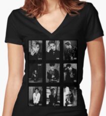Camiseta entallada de cuello en V EXO - Lotto