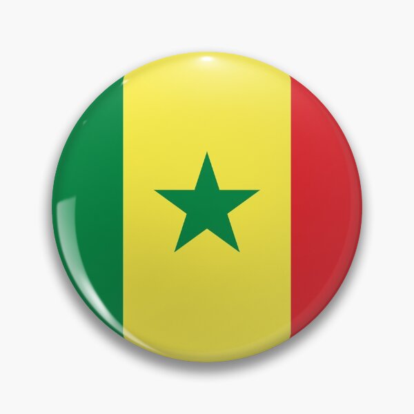 Item preview, Senegal Flag Gifts, Masks, Stickers & Products (GF) designed and sold by mpodger.