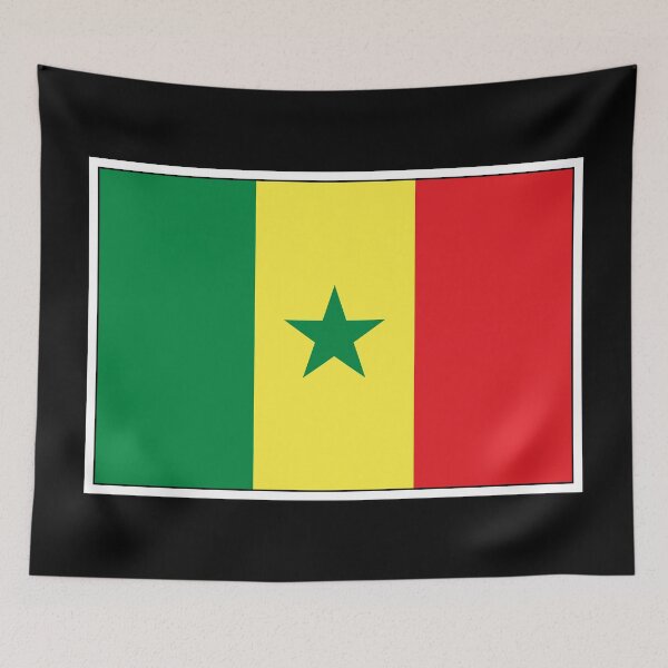 Item preview, Senegal Flag Gifts, Masks, Stickers & Products (GF) designed and sold by mpodger.