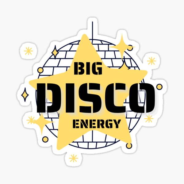 Disco Stickers for Sale