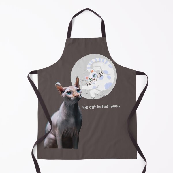 Item preview, Sphynx cat gazing at the cat in the moon #2 designed and sold by utopianpioneer.