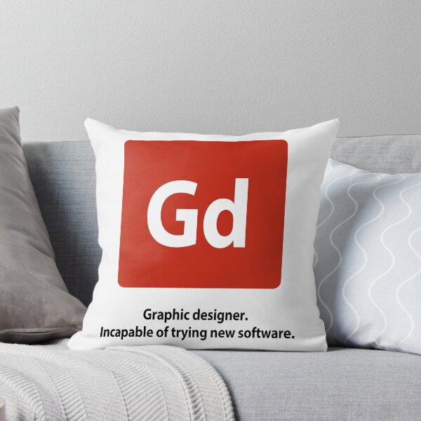 Item preview, graphic designer logo humor designed and sold by Desiree Deve.