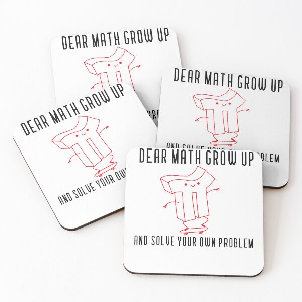 Item preview, dear math grow up and solve your own problem designed and sold by Artezia.