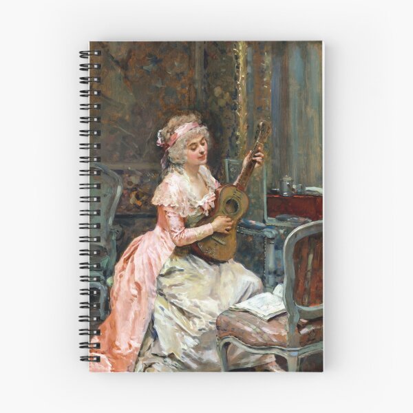 Item preview, Woman With a Guitar by Raimundo Madrazo designed and sold by academic-art.
