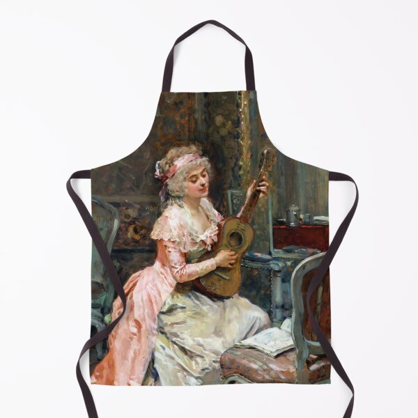 Item preview, Woman With a Guitar by Raimundo Madrazo designed and sold by academic-art.