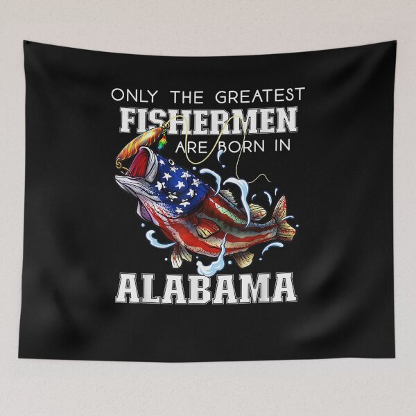 Item preview, Alabama Fishing Greatest Fis Gift American Flag Fish designed and sold by tolivia.