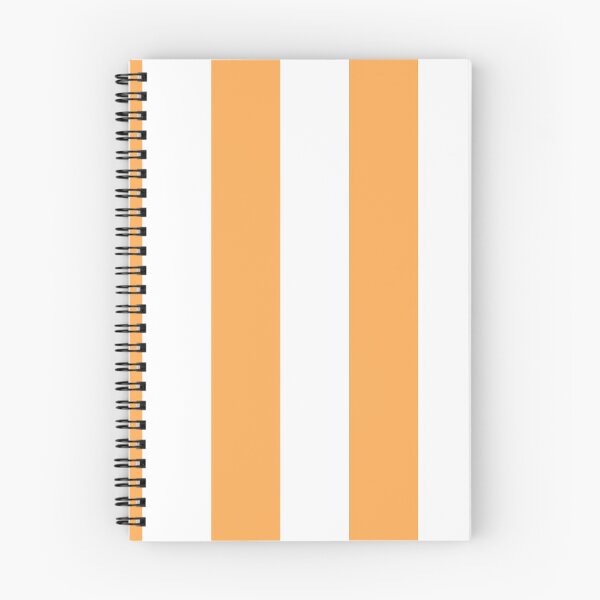Item preview, Mid-tone Orange and White Vertical Stripe Pattern Pairs 2022 Trending Color (Hue / Shade / Colour) Pantone Marigold 14-1050 designed and sold by ColorOfTheYears.