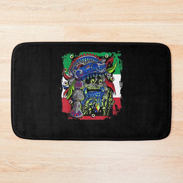 Item preview, Aztec Skull Mexican Flag Native American Cherokee Tribe designed and sold by tolivia.