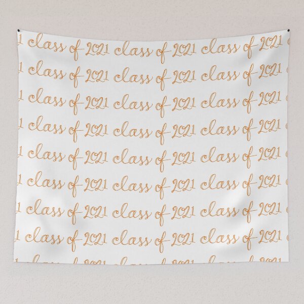 Item preview, Class of 2021 Cursive Orange designed and sold by CGBCreative.