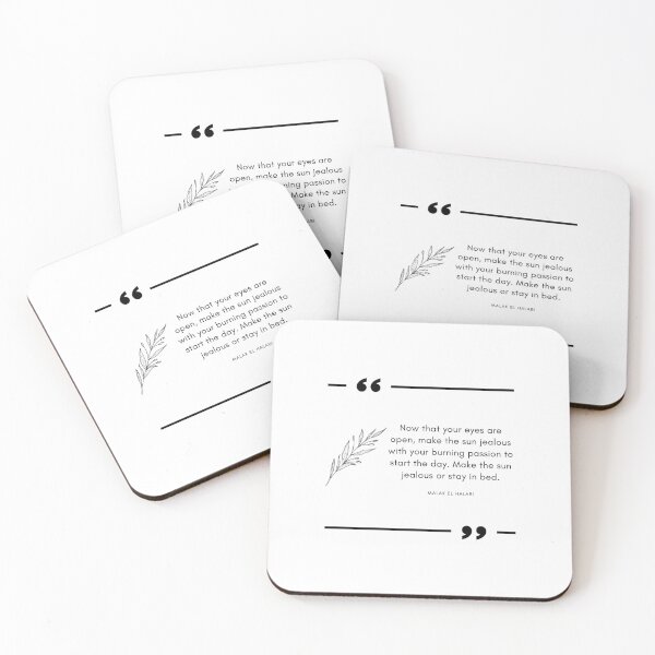 Item preview, Quote about life - start the day with energy designed and sold by 24sevenprints.