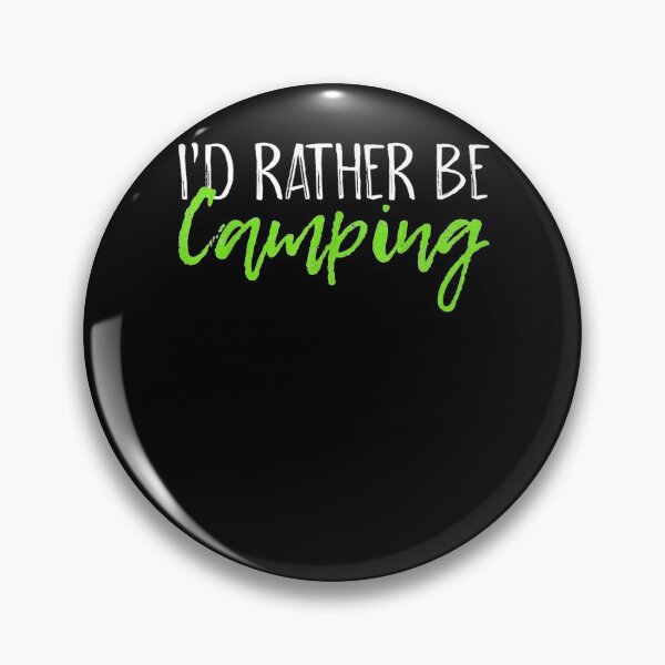 Item preview, I'd Rather Be Camping Vintage Camper Vacation Fan Gift designed and sold by tolivia.