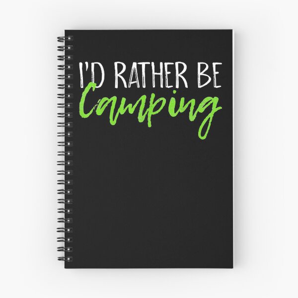 Item preview, I'd Rather Be Camping Vintage Camper Vacation Fan Gift designed and sold by tolivia.
