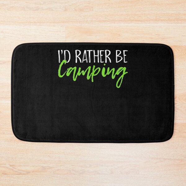 Item preview, I'd Rather Be Camping Vintage Camper Vacation Fan Gift designed and sold by tolivia.