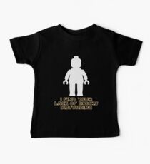 "I Find Your Lack of Bricks Disturbing" by Customize My Minifig Baby Tee