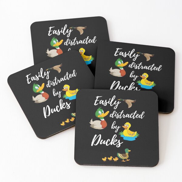 Item preview, easily distracted by ducks designed and sold by Preety Padhiyar.