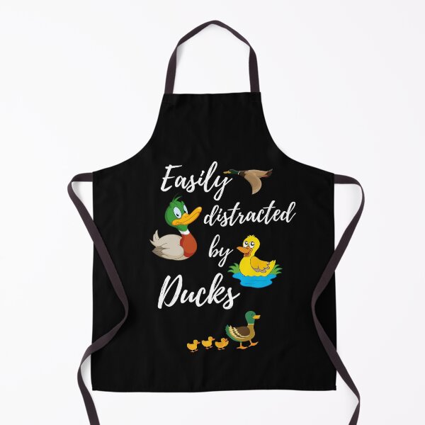 Item preview, easily distracted by ducks designed and sold by Preety Padhiyar.